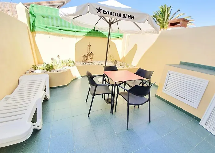Spacious Sunny Terrace Duplex House 2 Bedrooms * Caleta De Fuste