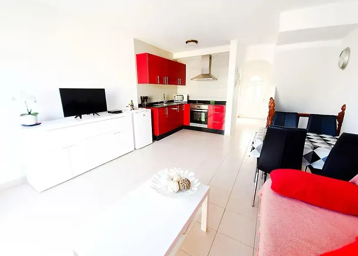 公寓 Spacious Sunny Terrace Duplex House 2 Bedrooms 科斯塔卡莱塔