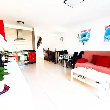 Spacious Sunny Terrace Duplex House 2 Bedrooms * Caleta De Fuste
